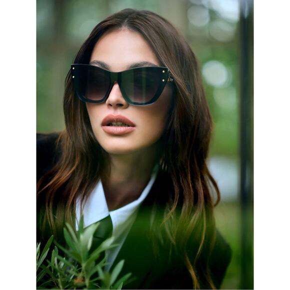New BUGATTI  BGN Sunglasses Crystal Green with Grey Gradient Lenses Authentic main image 5